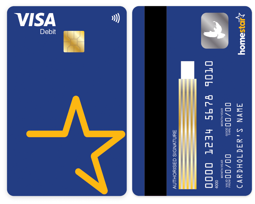 Homestar Finance VISA debit card