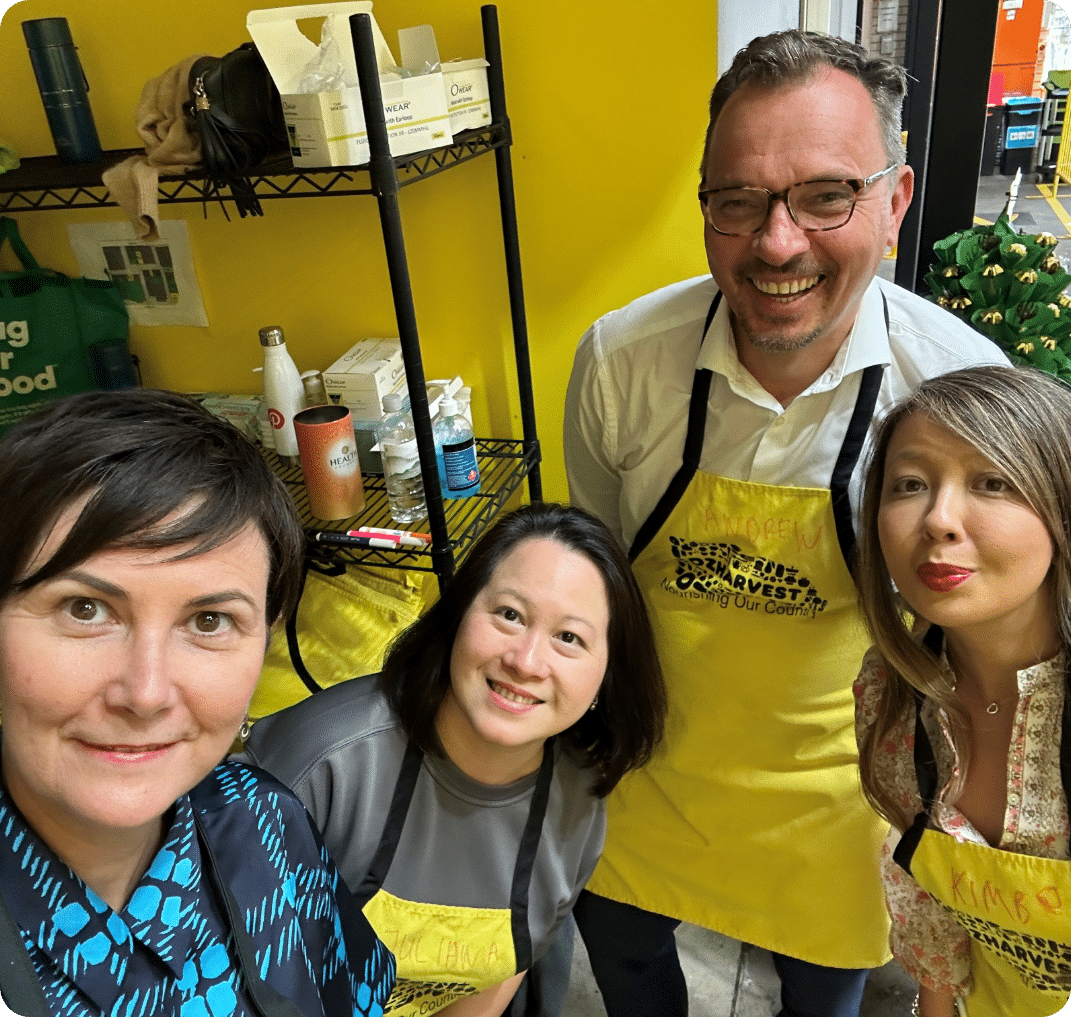 Homestar Finance team members with OzHarvest