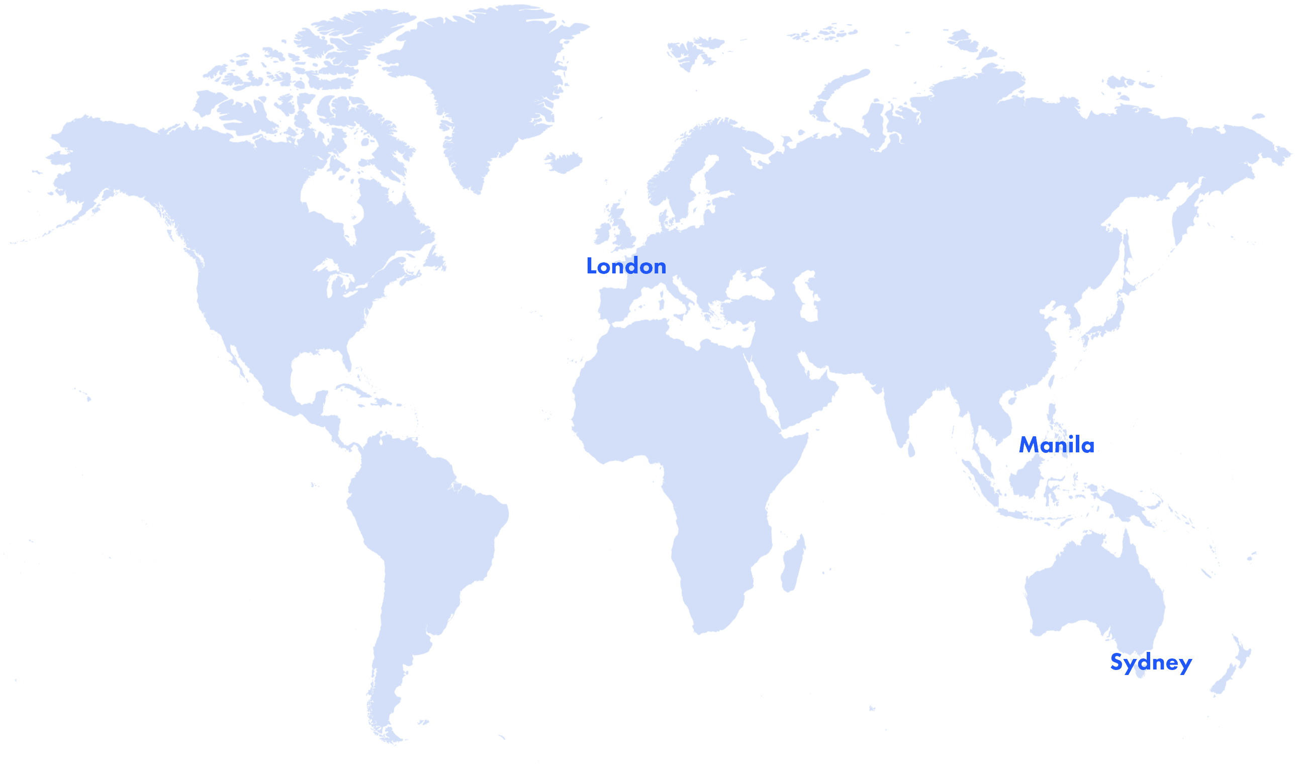 world map colcap offices