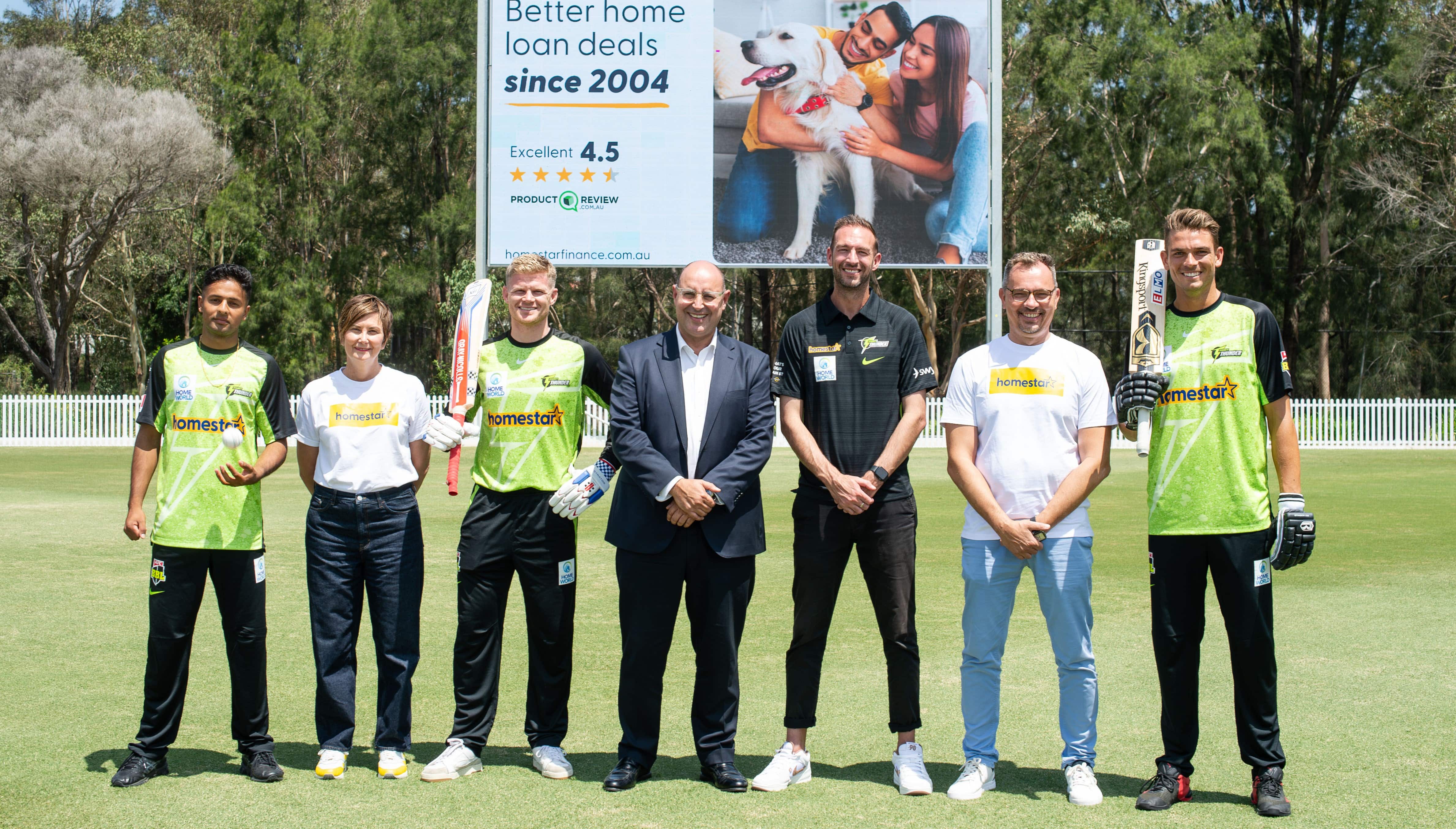 Principal Partner sponsor announcement: Homestar Finance & Sydney Thunder 3-year partnership  