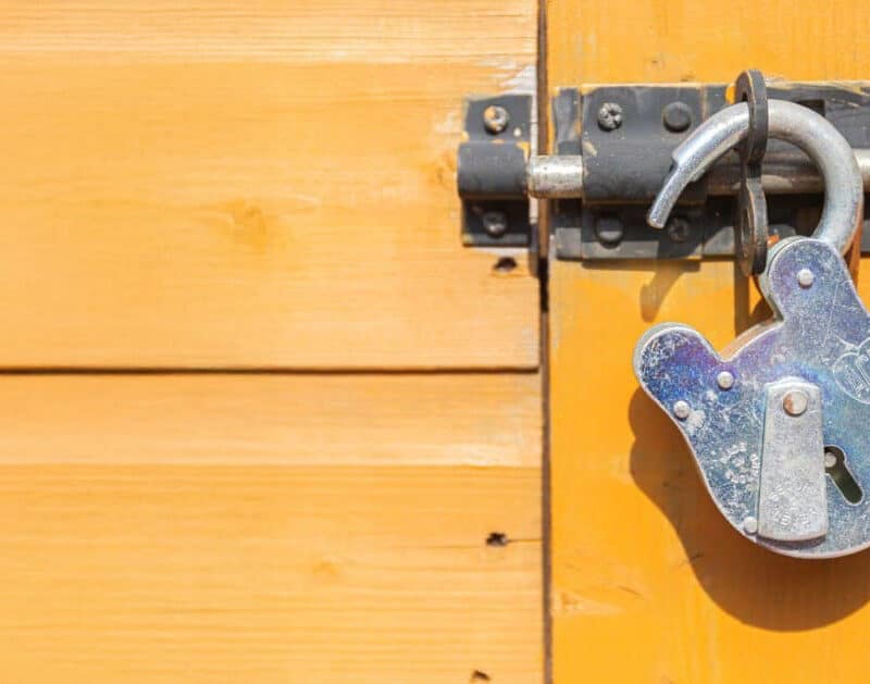 broken pad lock